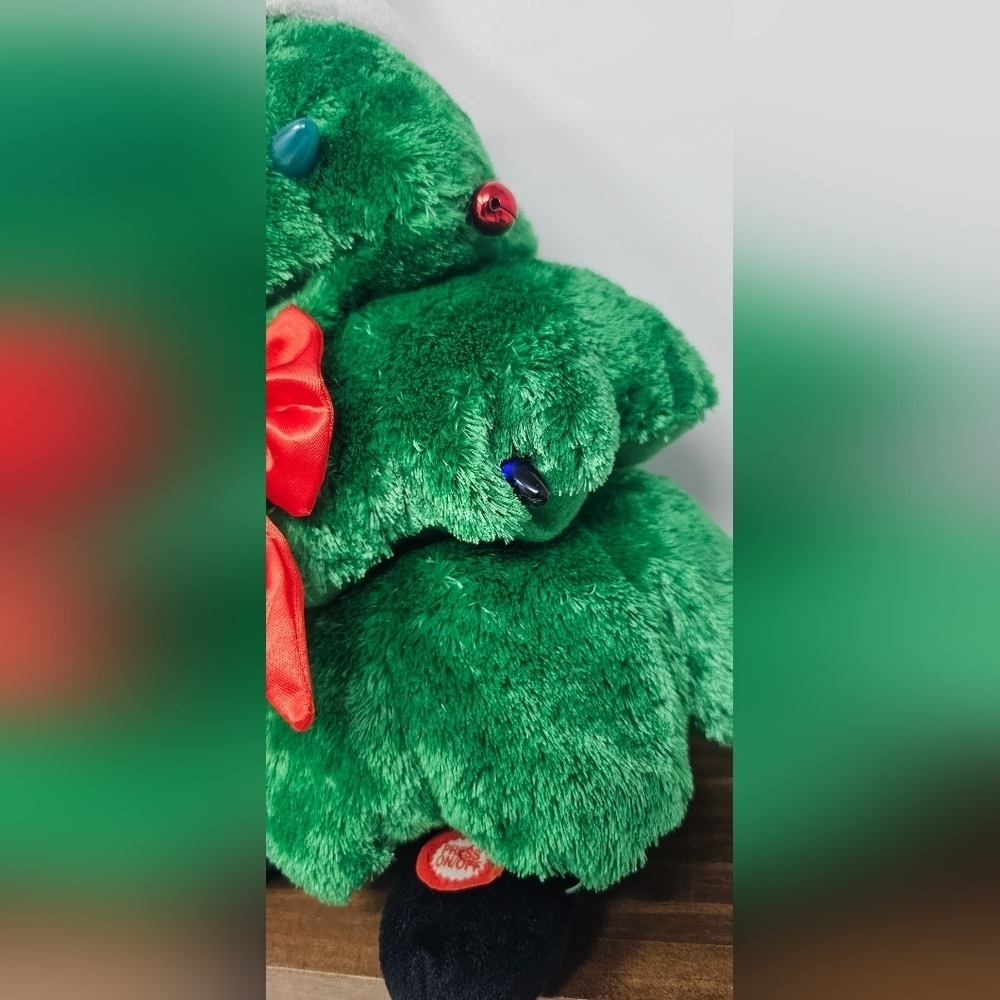 Sound & Light Animatronics Rockin Around The Christmas Tree Soft Plush 15" WORKS - Picture 9 of 15